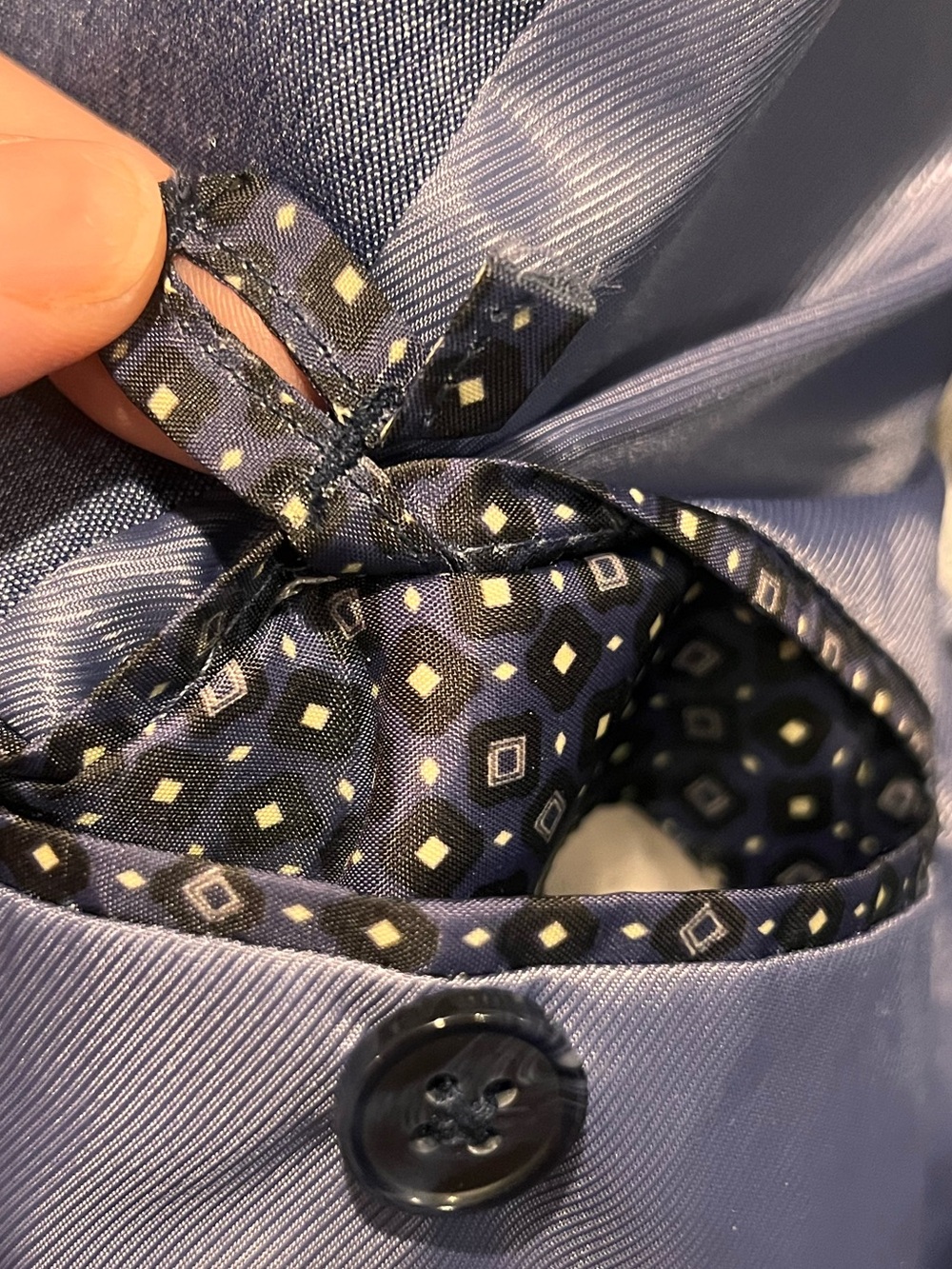 Savile Row Tailored Slate Blue Two-Piece Suit Custom Sizing Two Button - Picture 5 of 16